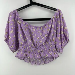 Abound Crop Top Blouse